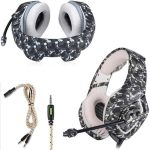 Headset K18 Onikuma (Cinza Camuflado)