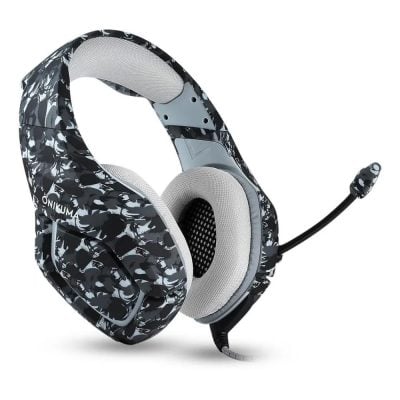 Headset K18 Onikuma (Cinza Camuflado)