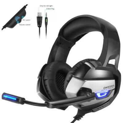 Headset K5 Onikuma (Preto)