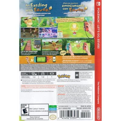 Pokémon Lets Go Eevee - Nintendo Switch