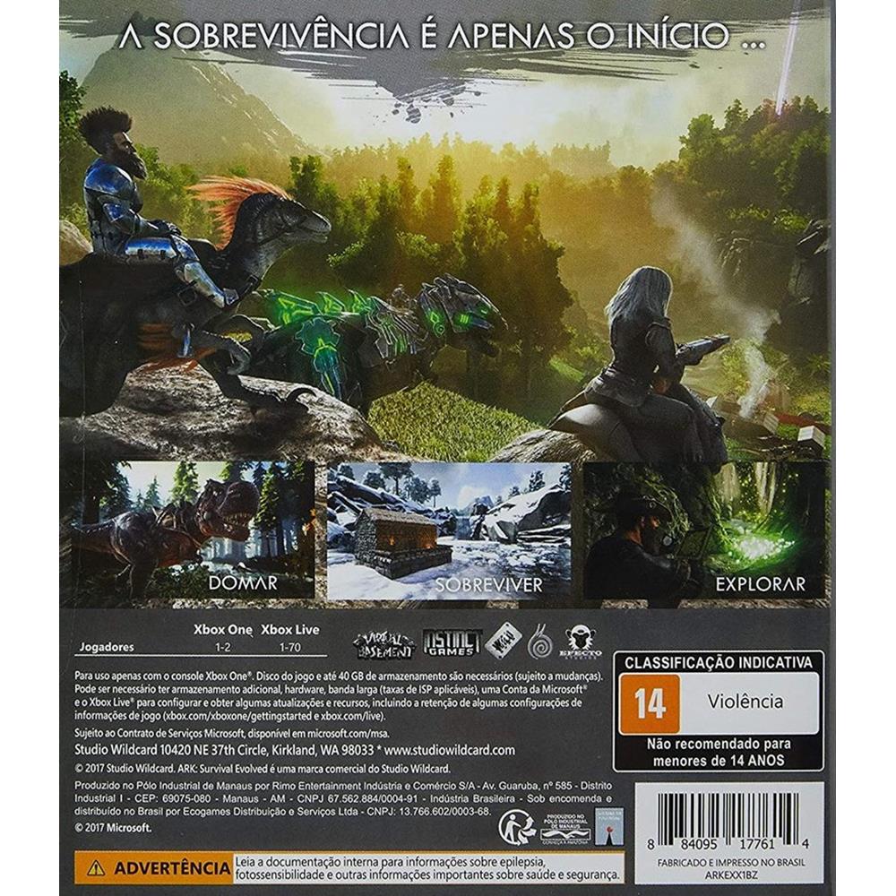 Ark Survival Evolved Xbox One e Series X/S - Mídia Digital - Zen Games l  Especialista em Jogos de XBOX ONE