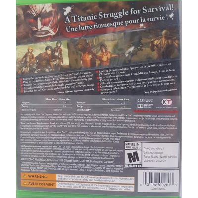 Attack On Titan - Xbox One