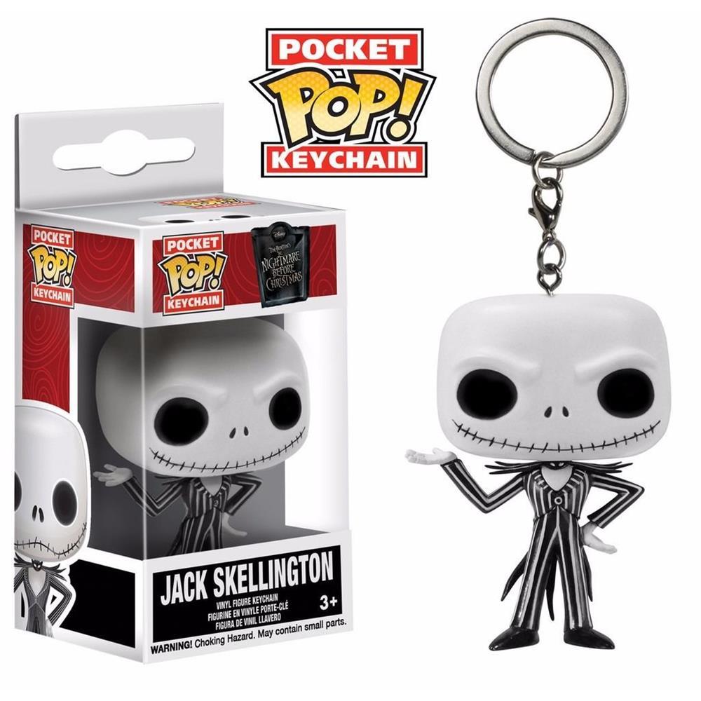 Chaveiro Funko Pocket Pop Keychain - Disney The Nightmare Before Christmas Jack Skelligton
