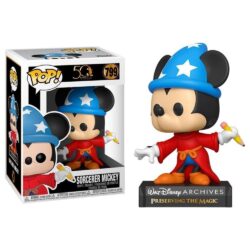 Funko Pop Disney - Walt Disney Archives 50Th Anniversary Sorcerer Mickey 799 #1