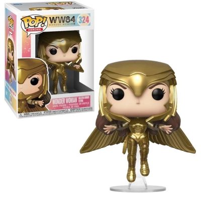 Funko Pop Heroes - Ww84 Wonder Woman Golden Armor Flying 324