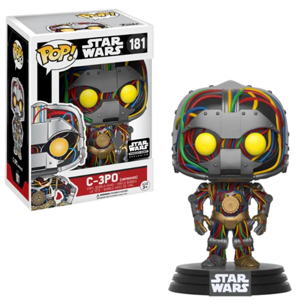 Funko Pop Star Wars - C-3Po 181 (Unfinished) (Smugglers Bounty Exclusive)