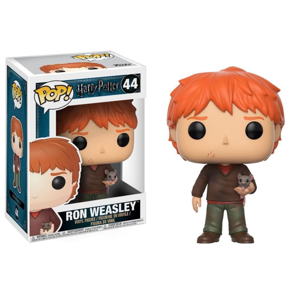 Funko Pop - Harry Potter Ron Weasley 44 (Com Rato Rabicho Scabbers)