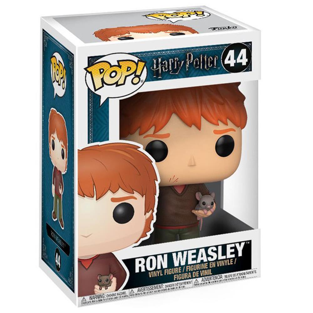 Funko Pop - Harry Potter Ron Weasley 44 (Com Rato Rabicho Scabbers)