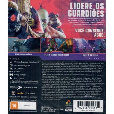 Marvel Guardians Of The Galaxy - Xbox One / Series X