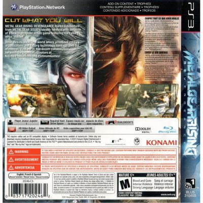 Metal Gear Rising Revengeance - Ps3