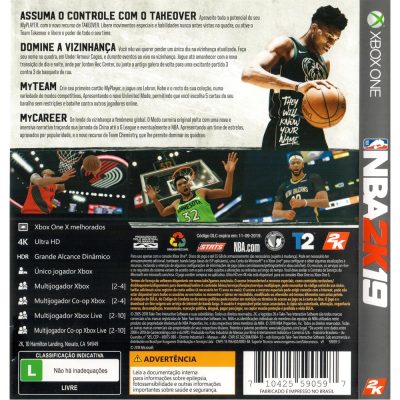 Nba 2K19 - Xbox One #1 *