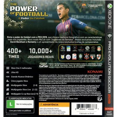 Pro Evolution Soccer (Pes) 2019 - Xbox One