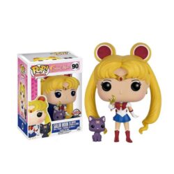 Funko Pop Animation - Sailor Moon W/Moon Stick & Luna 90 (Special Edition) (Vaulted) #1
