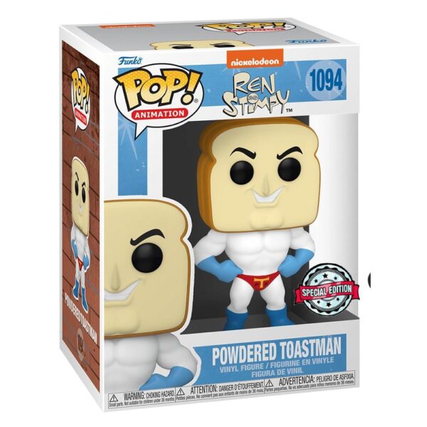 Funko Pop Powdered Toastman 1094 (Special Edition) (Animation Nickelodeon Ren And Stimpy)