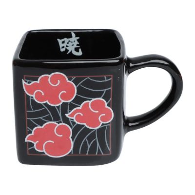 Caneca Quadrada Akatsuki Clouds 330Ml (Naruto)