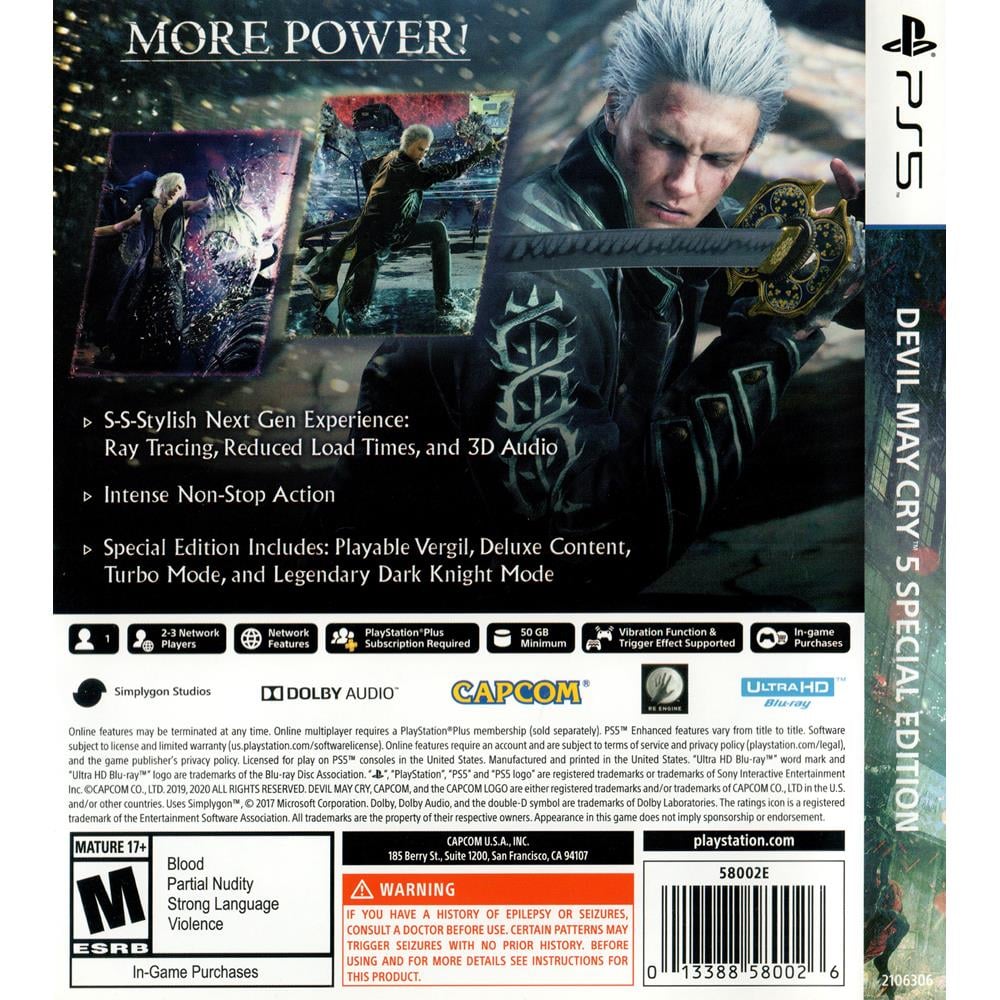 Devil May Cry 5 Special Edition (PS5)