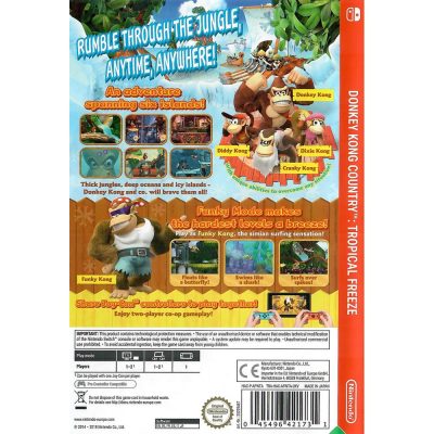 Donkey Kong Country Tropical Freeze Nintendo Switch (Jogo MÃdia FÃsica)