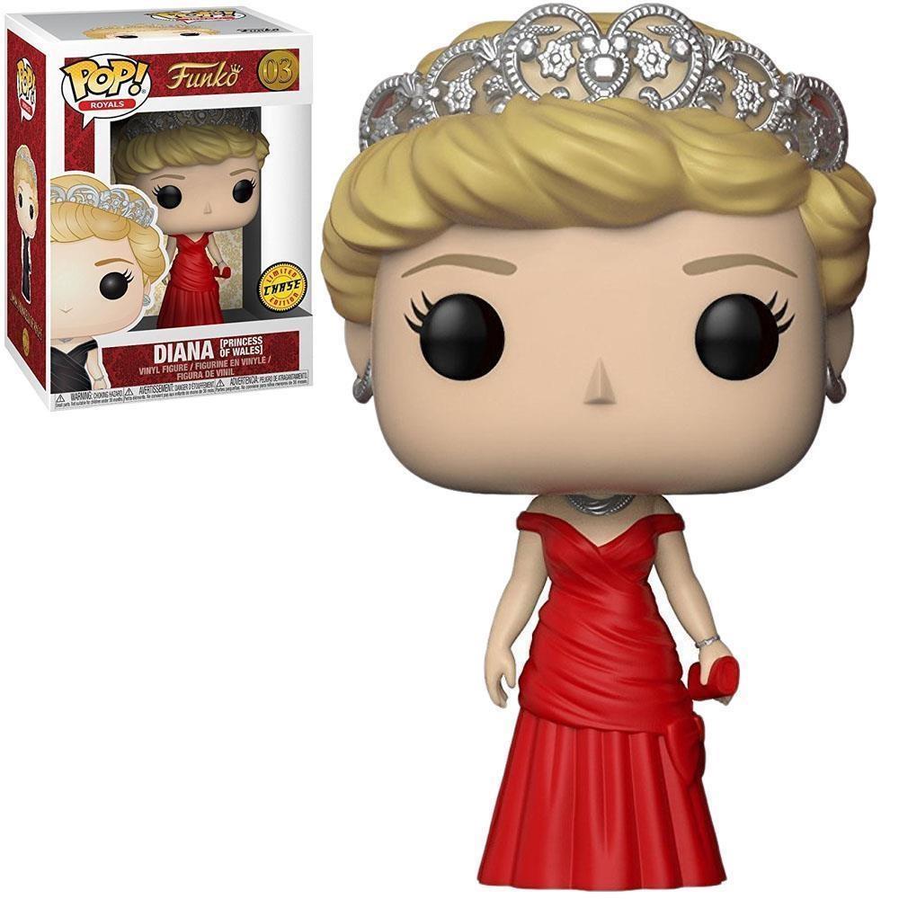 Funko Pop Diana 03 (Princess Of Wales) (Red Dress) (Royals) (Chase) Funko Pop Diana 03 (Princess Of Wales) (Red Dress) (Royals) (Chase)