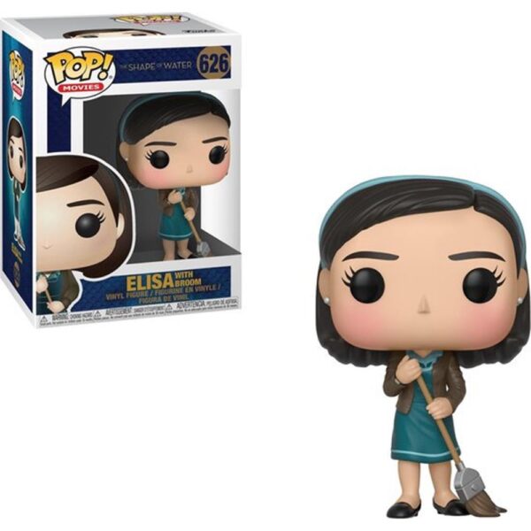 Funko Pop Elisa 626 (Movies The Shape Of Water) (With Broom)