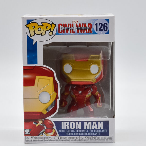 Funko Pop Iron Man 126 - (Homem De Ferro) (Marvel Captain America Civil War) #1