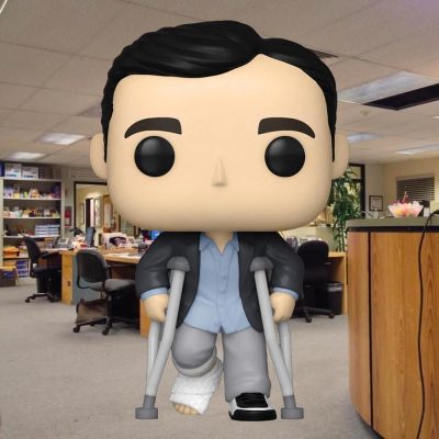 Funko Pop Michael Scott 1170 (Crutches) (Television The Office)