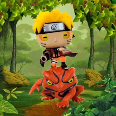 Funko Pop Naruto On Gamakichi 106 (Rides Naruto Shippuden)