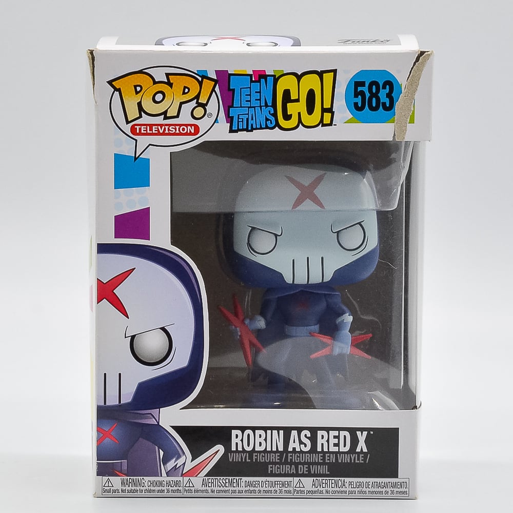 Funko Pop Robin As Red X 583 (Teen Titan Go!) (Television) (Vaulted) #1