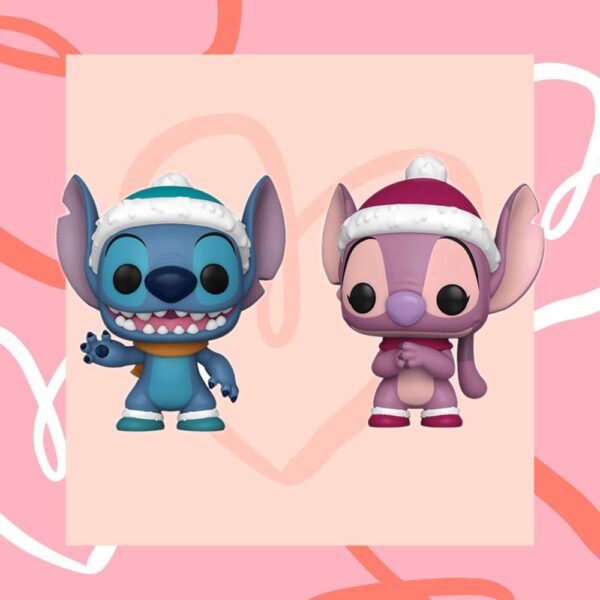 Funko Pop Stitch E Angel 2 Pack (Winter) (Special Edition) (Disney)