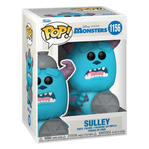 Funko Pop Sulley 1156 (With Garbage Can Lid Shield) (Disney Pixar Monster Inc)