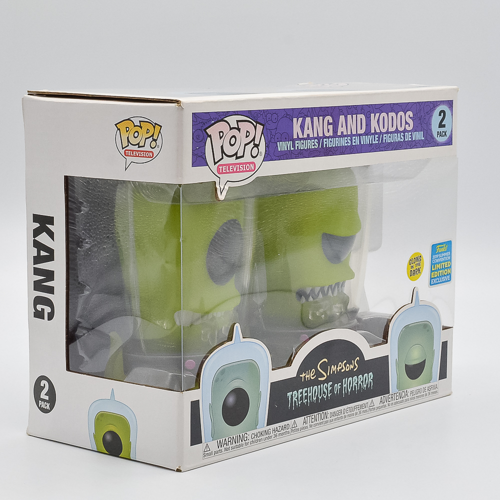 Funko Pop Television - The Simpsons Treehouse Of Horror Kang And Kodos 2 Pack (Glows In The Dark) (2019 Summer Convention) #1