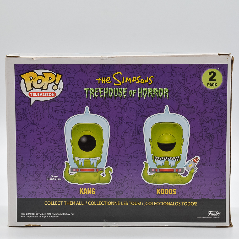 Funko Pop Television - The Simpsons Treehouse Of Horror Kang And Kodos 2 Pack (Glows In The Dark) (2019 Summer Convention) #1
