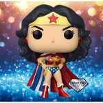 Funko Pop Wonder Woman 433 (Classic With Cape) (80Th Anniversary) (Special Edition) (Diamond Collection) (Heroes Dc Comics)
