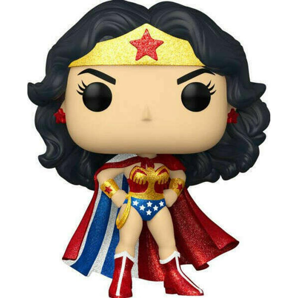 Funko Pop Wonder Woman 433 (Classic With Cape) (80Th Anniversary) (Special Edition) (Diamond Collection) (Heroes Dc Comics)