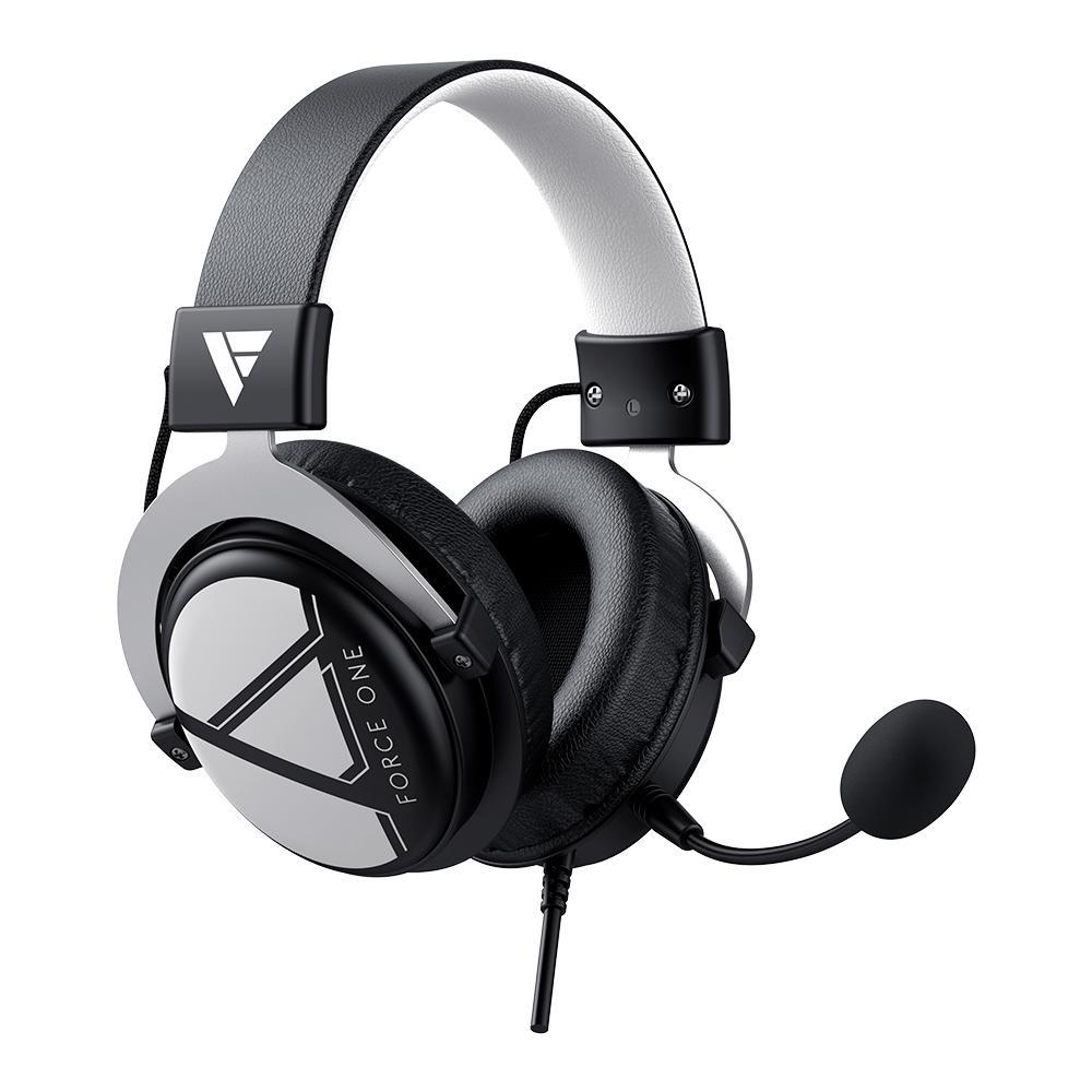 Headset Force One Spitfire, Driver 50Mm, P3 C/Adaptador P2