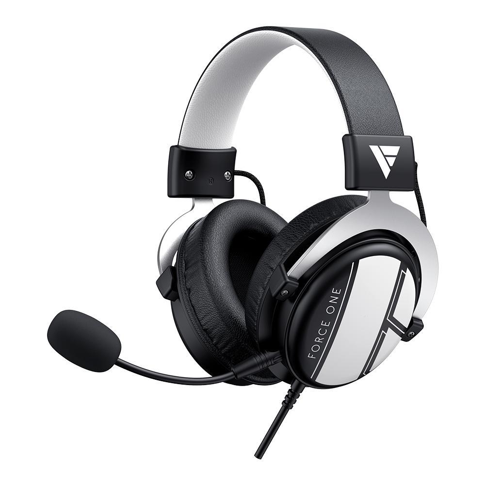Headset Force One Spitfire, Driver 50Mm, P3 C/Adaptador P2