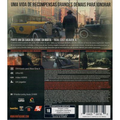 Mafia Definitive Edition Xbox One
