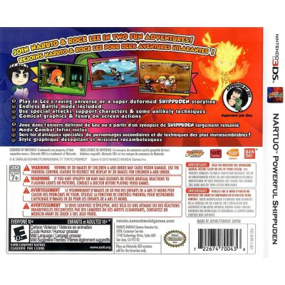 Naruto Powerful Shippuden Nintendo 3Ds (Jogo Mídia Física)