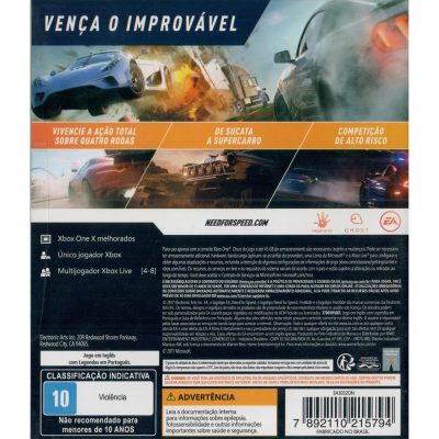 Need For Speed Payback Xbox One
