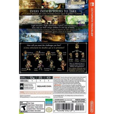 Octopath Traveler Nintendo Switch (Jogo Mídia Física)