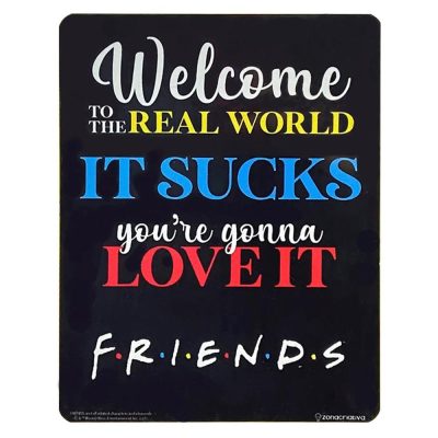 Placa Decorativa Friends (It Sucks) (26X20)