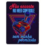 Placa Decorativa Nao Encoste (26X20) #1 (Novo)
