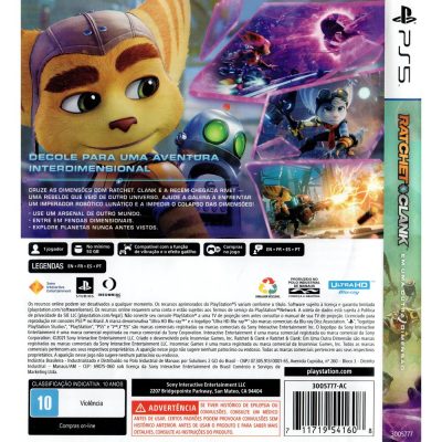 Ratchet E Clank Em Uma Outra Dimensão Ps5 #1