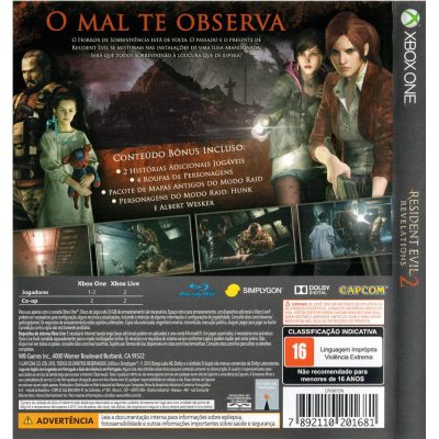 Resident Evil Revelations 2 Xbox One (Jogo Mídia Física)
