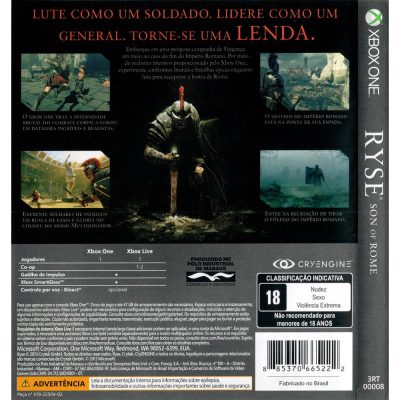 Ryse Son Of Rome Xbox One #2