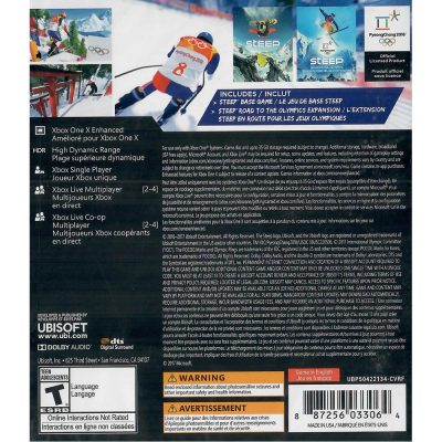 Steep Winter Games Edition Xbox One (Jogo Mídia Física)