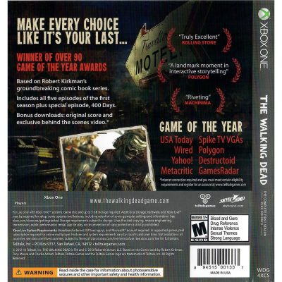 The Walking Dead The Complete First Season Xbox One (Jogo Mídia Física)