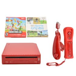 Console Nintendo Wii Vermelho (C/ Dois Jogos) #1