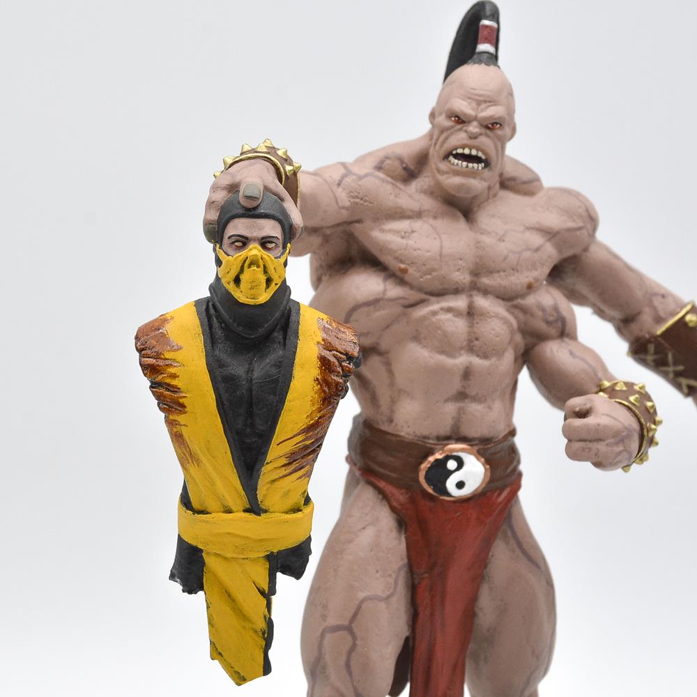 Estatua Resina Artesanal - Goro Com Scorpion (Novo) (Com Detalhe)
