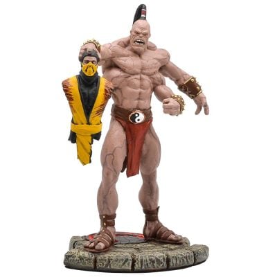 Estatua Resina Artesanal - Goro Com Scorpion (Novo) (Com Detalhe)