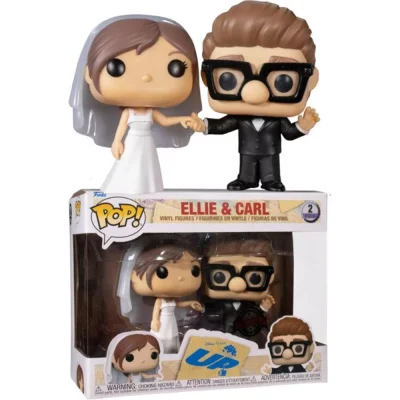 Funko Pop Ellie e Carl Wedding 2 Pack (Disney Pixar Up) (Special Edition)